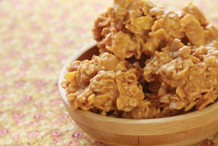 No-Bake Cornflake Cookie Recipe Image